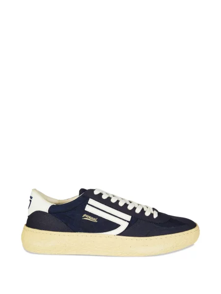 Sneakerși Puraai cu autograf albastru
