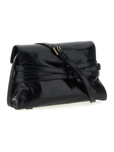 Torebka crossbody Moschino wiązana czarna