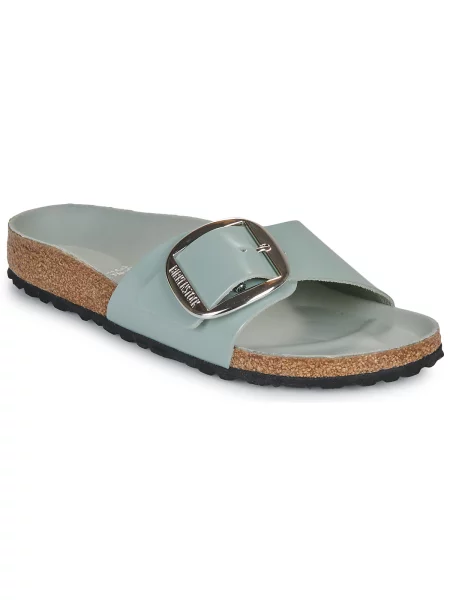 Natikači Birkenstock z zaponko zelena