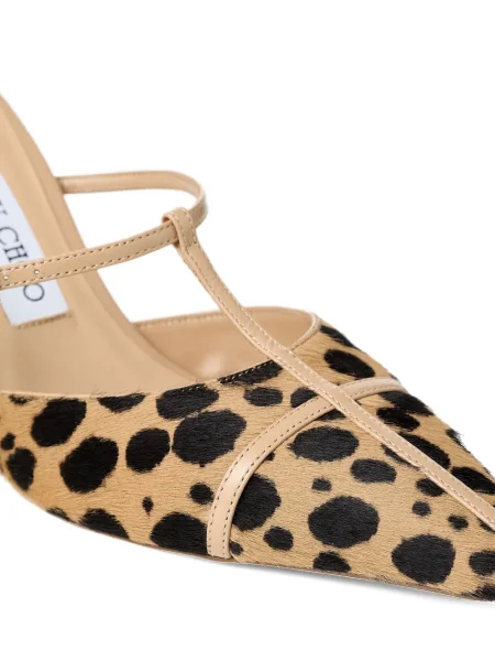Papuci tip mules Jimmy Choo maro