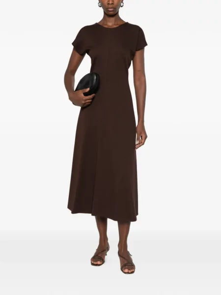 Scurt rochie maxi Dixie în linie A maro