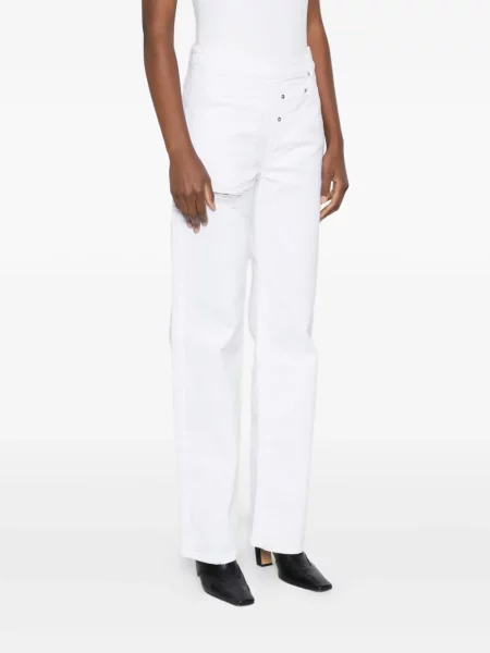 Pantaloni Medeea alb