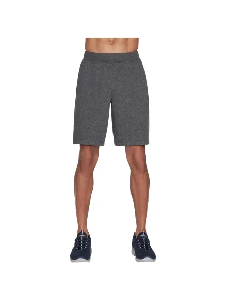 Pantaloni Skechers scurte gri