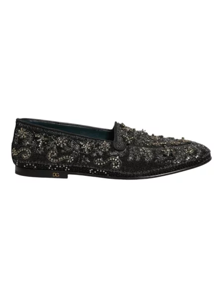 Półbuty Dolce And Gabbana skórzane biznesowe czarne