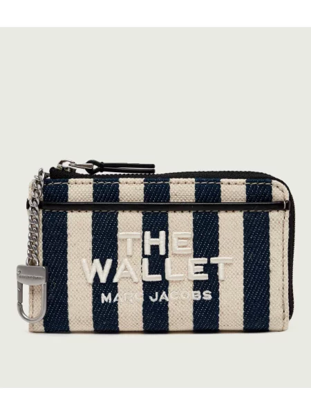 Marc Jacobs Portofel The Stripe Canvas top Zip Multi