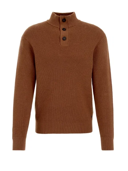 WE Fashion Pulover rjasto rjava