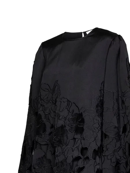 Rochie mini Costarellos cu model floral negru