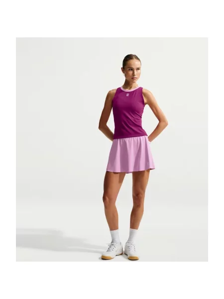 Koszulka na ramiączkach Nike Court Advantage fiolet śliwkowy liliowy XS różowa