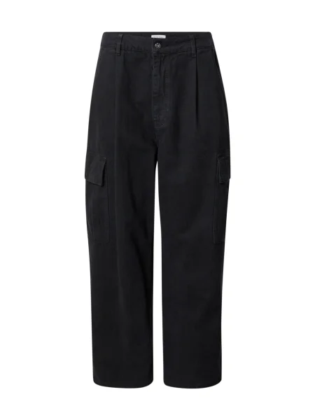 TRAPP Kalhoty se sklady v pase černá