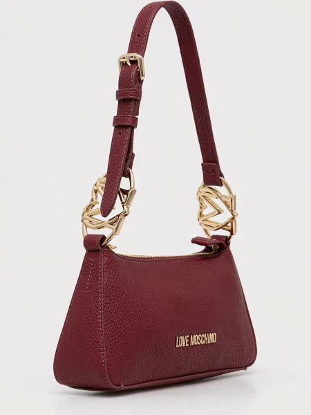 Geantă LOVE MOSCHINO Vișiniu
