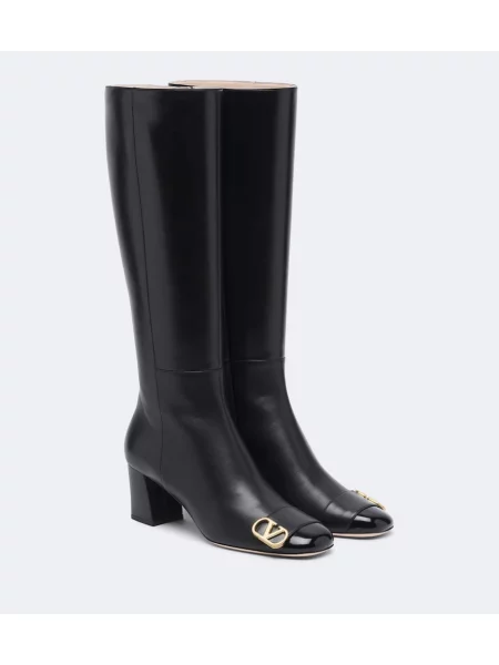 Cizme Valentino Garavani din piele negru