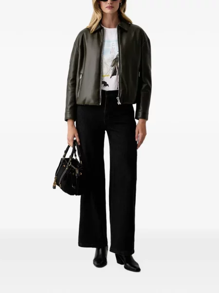 Blugi cu picior larg Dkny negru