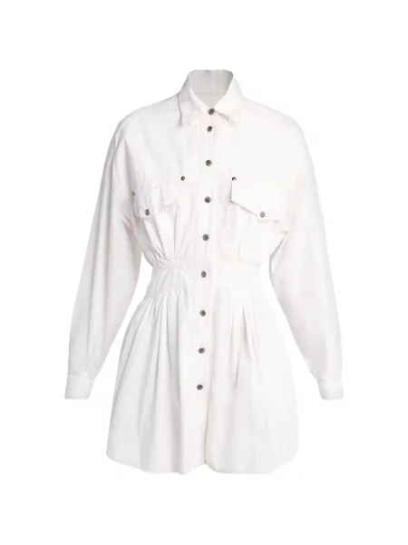 Rochie mini Versace din poplin alb