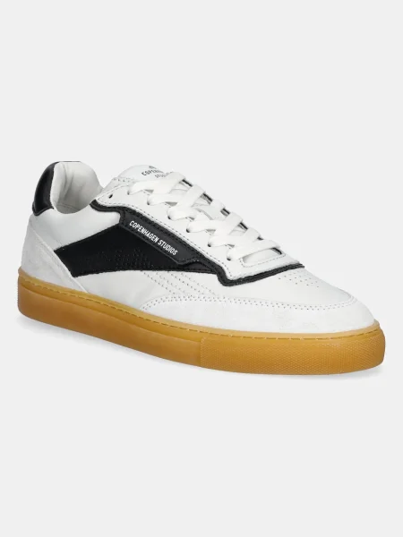 Copenhagen Kožené sneakers boty Leather bílé
