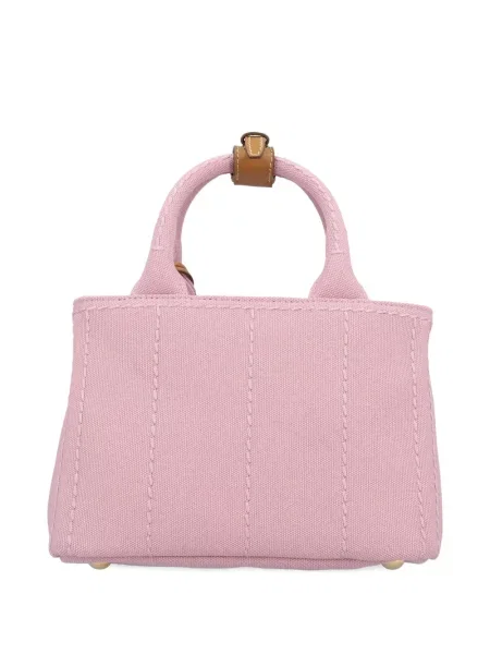 Geantă Prada cu broderie roz