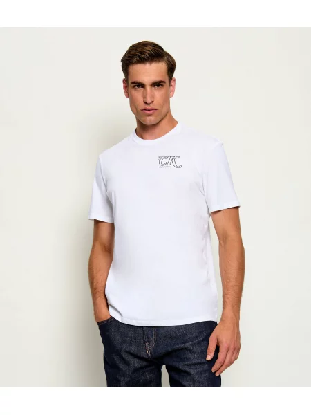 Tricou Calvin Klein Jeans clasic alb