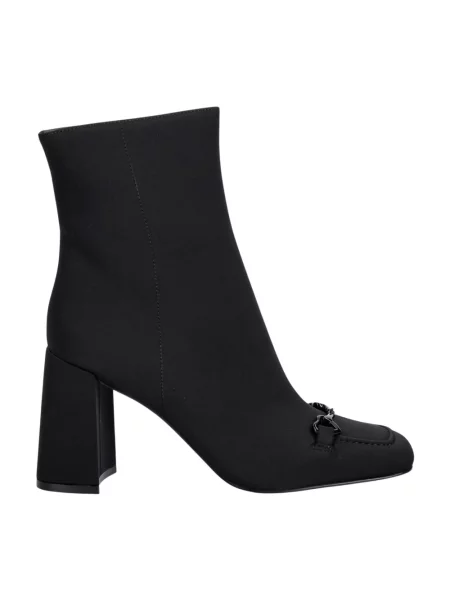 Botki Love Moschino skórzane czarne