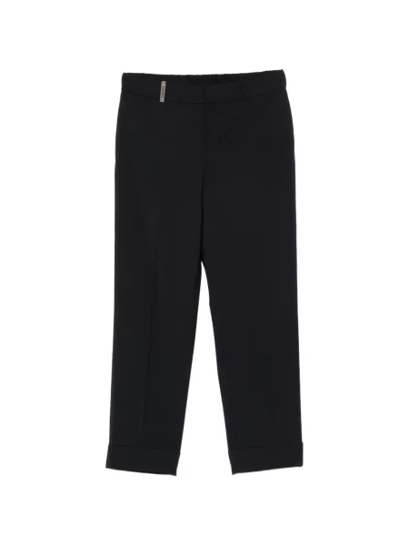 Cu centură pantaloni Peserico albastru