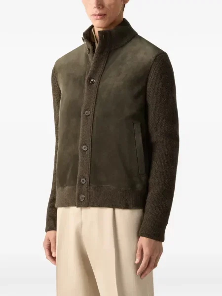 Hanorac Zegna din cașmir verde