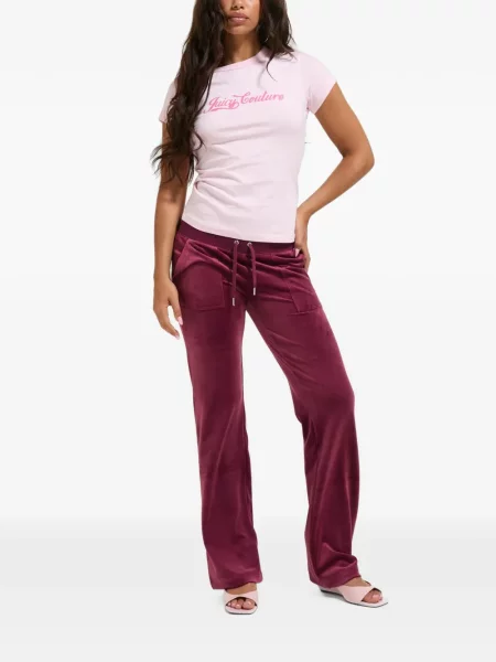 Tricou Juicy Couture cu imagine roz