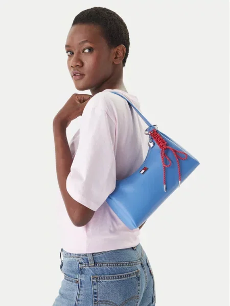 Torebka Tommy Jeans niebieska