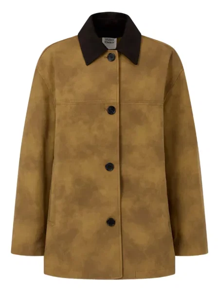 Geacă Studio Tomboy din piele de căprioară maro