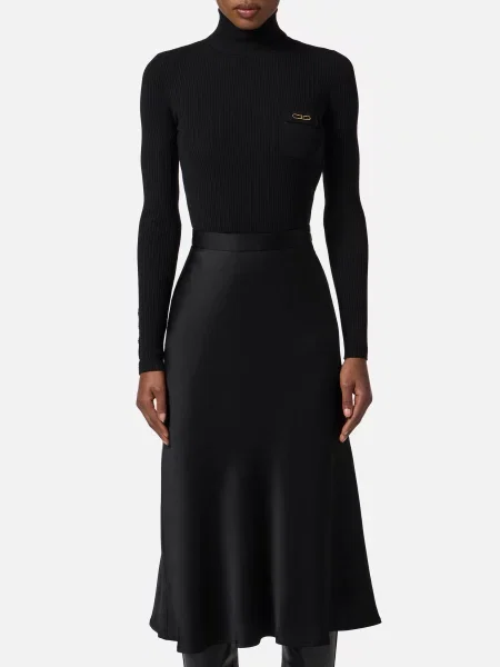 Платье Elisabetta Franchi черное