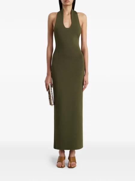 Rochie Khaite de costum verde