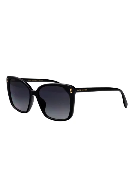 Ochelari de soare Marc Jacobs Eyewear cu imprimeu geometric cu autograf negru