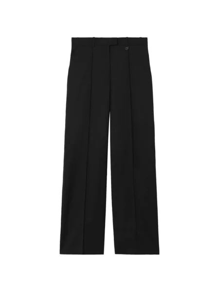 Pantaloni Burberry de lână negru