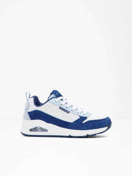 Sneakersy Skechers z pianką memory białe