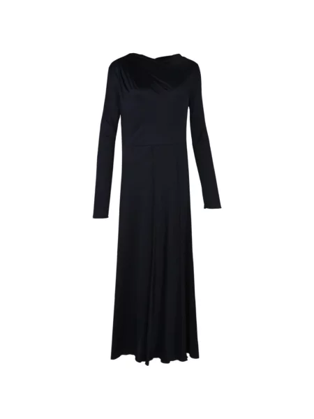 Lung rochie maxi Fabiana Filippi drapată albastru