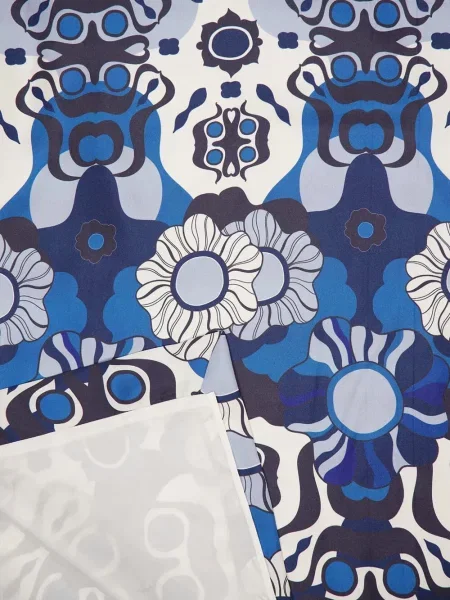 Rochie midi Paula până la genunchi de costum albastru