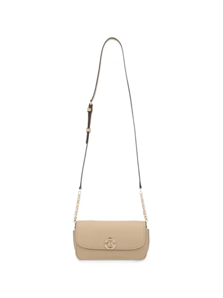 Τσάντα shopper Michael Michael Kors με αυτόγραφο καφέ