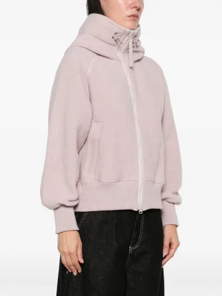 Geacă Canada Goose cu autograf roz