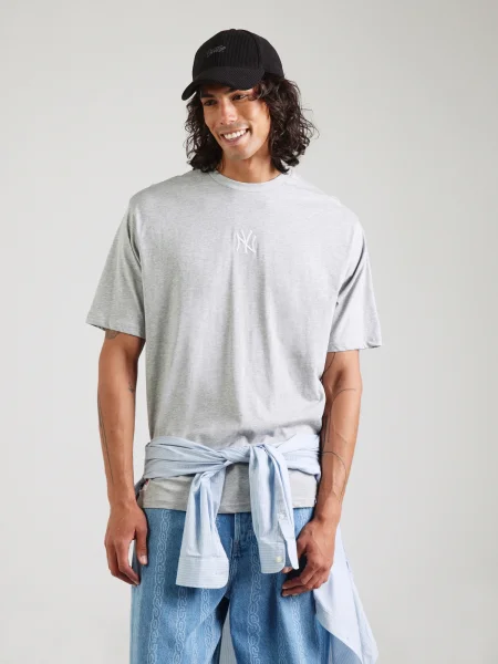 NEW ERA Tricou deschis gri