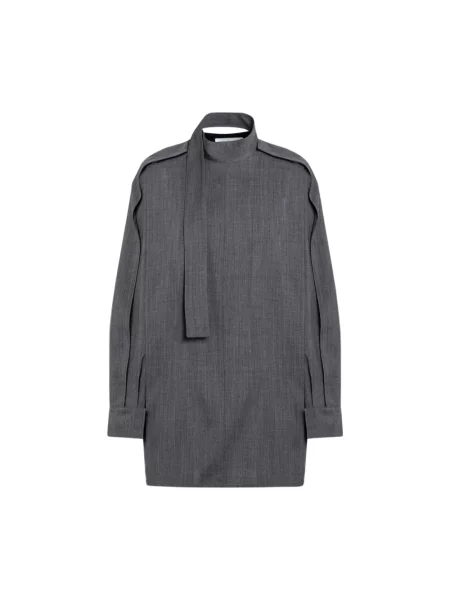 Bluzka Jil Sander wełniana szara