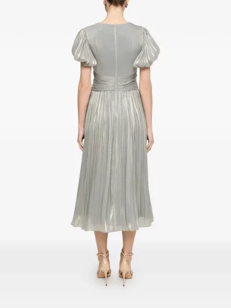 Rochie midi Nissa de cristal gri