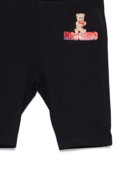Legginsy dziecięce Moschino czarne