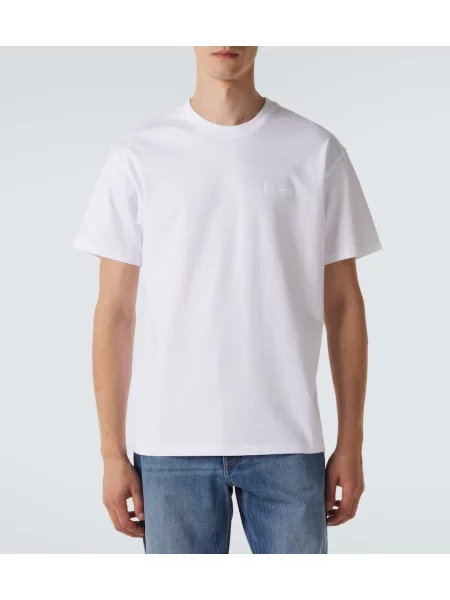 Tricou Givenchy din jerseu cu autograf alb