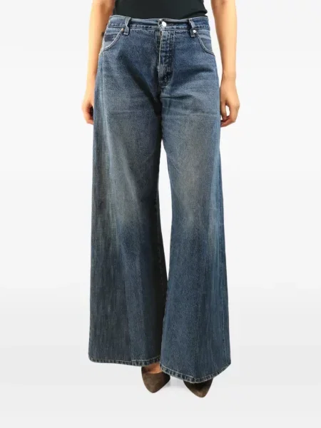 Blugi cu picior larg E.l.v. Denim albastru