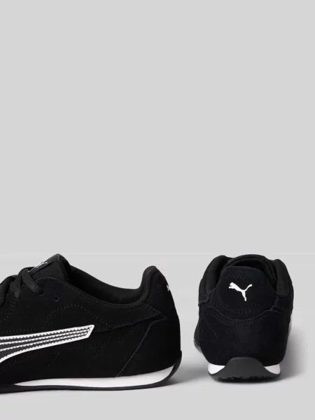 Sneakersy z detal z logo Puma czarne