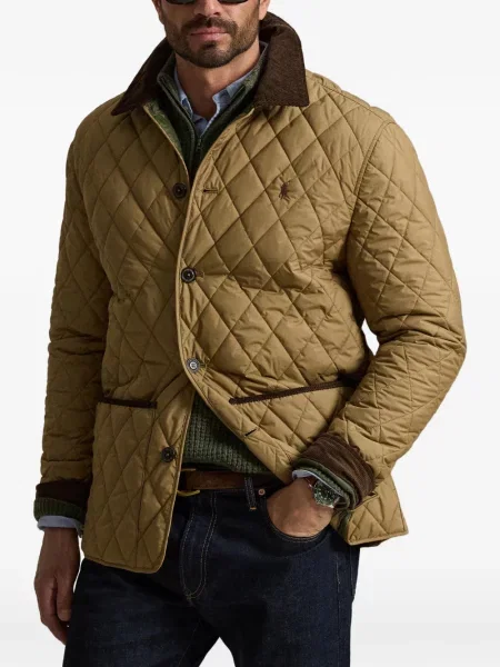 Șosete Polo Ralph Lauren cu broderie în carouri de flanelă verde