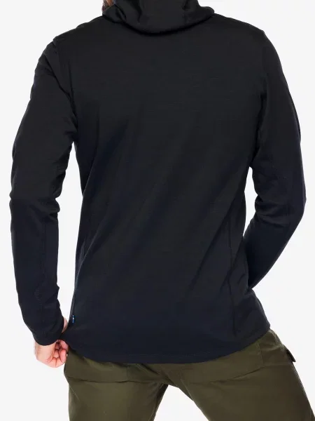 Kurtka polarowa Fjallraven Keb Fleece Hoodie czarna