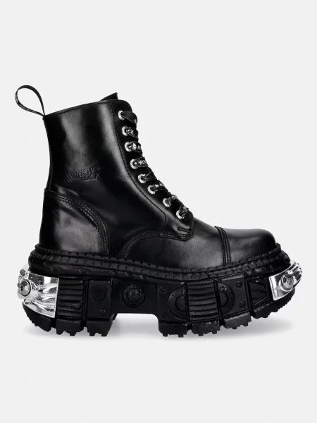 Шкіряні черевики New Rock CRUST NEGRO TANK CASCO NEGRO POWER *