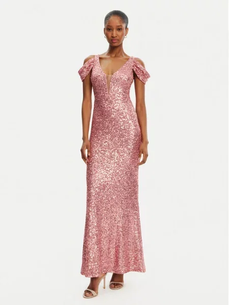 Rinascimento Sukienka wieczorowa różowy