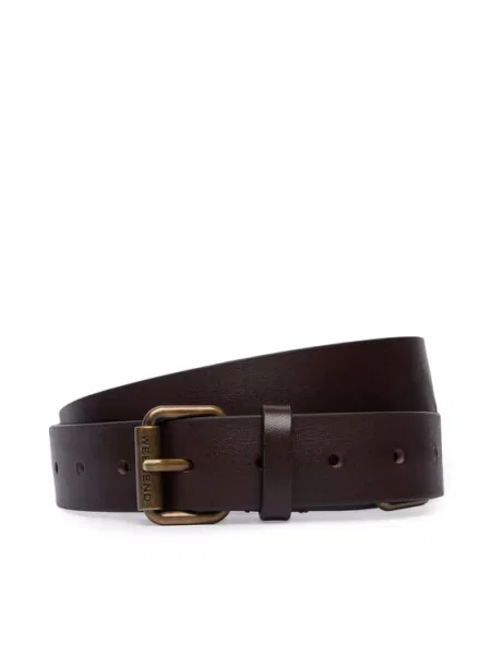 Weekend MaxMara Curea de piele Wkasaio maro