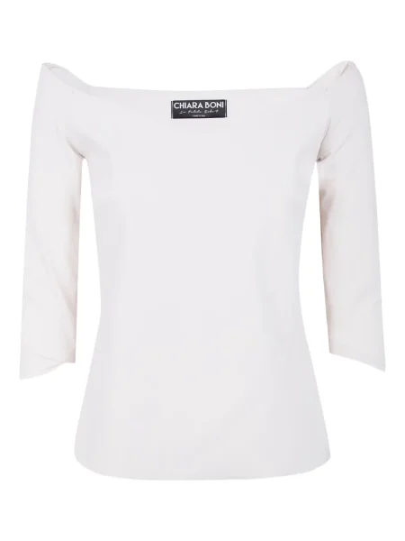 Top Chiara Boni La Petite Robe alb