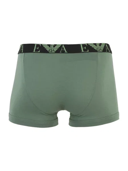 Emporio Armani Boxerky svetlosivá / olivová čierna