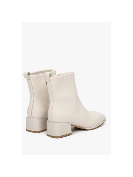 Кожаные ботинки Estro белые